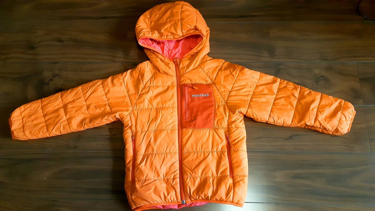 mont-bell モンベル キッズ サーマランドパーカ 120cm リバーシブル 中綿コート
