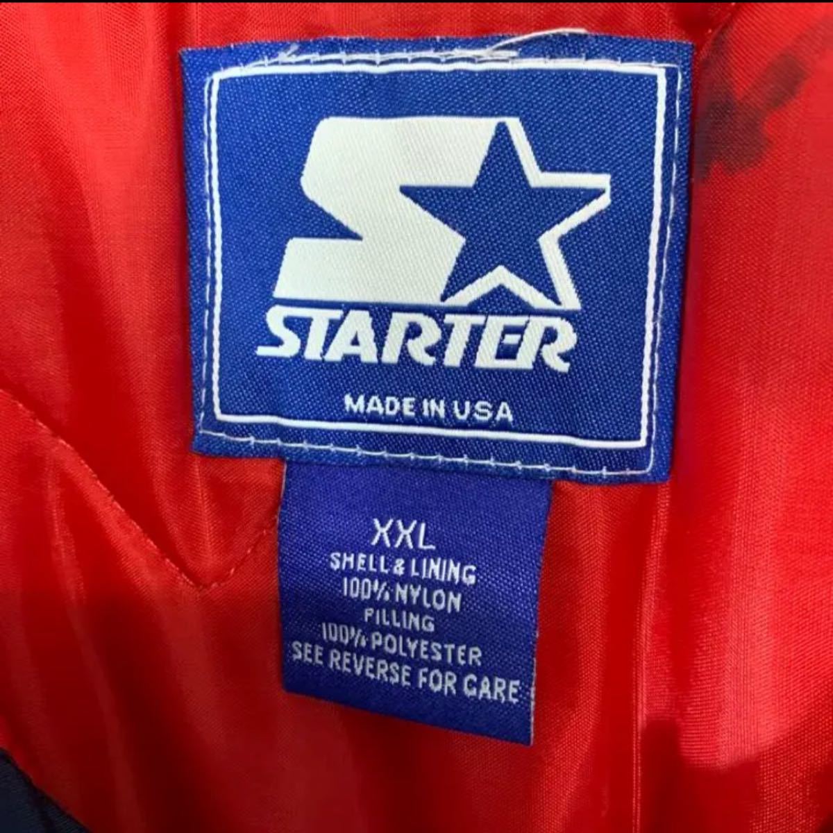 《入手困難》90s USA製 STARTER MLB インディアンス ジャケット スタジャン ジャンパー