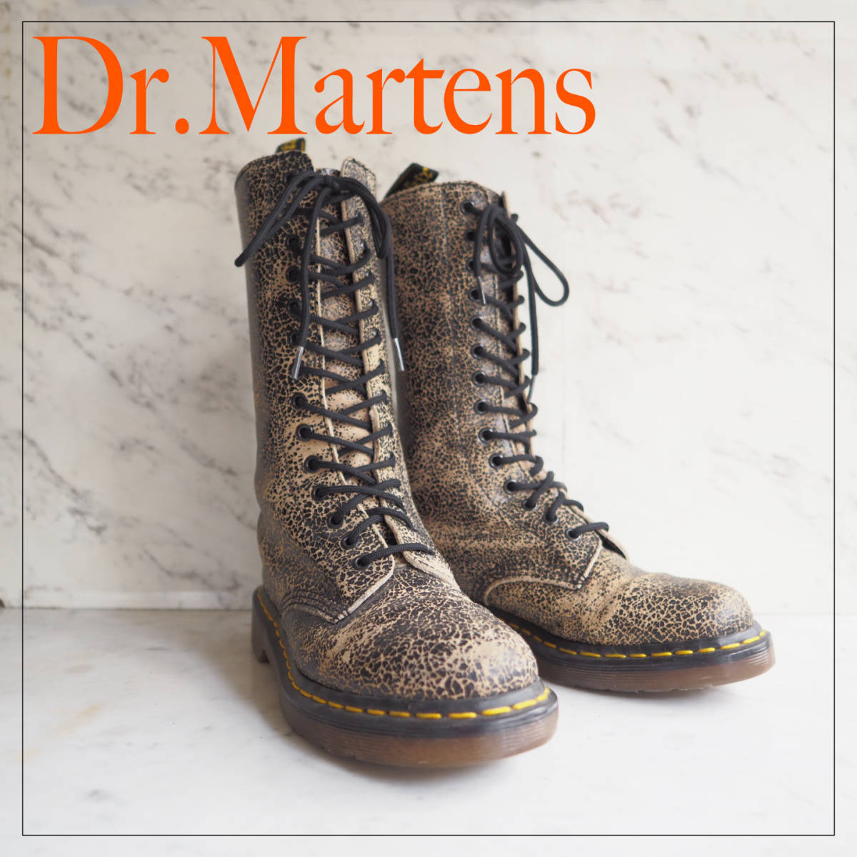 希少☆ ドクターマーチン Dr.martens 1914 14ホール ロング ブーツ