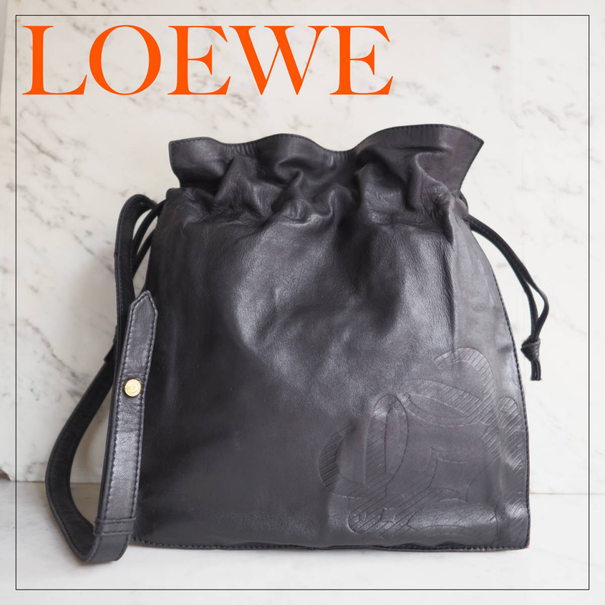 オールドロエベ LOEWE フラメンコ アナグラム ナッパレザー オールドロエベ LOEWE フラメンコ アナグラム ナッパレザー