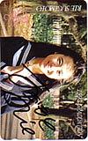 テレホンカード アイドル テレカ 杉本理恵 1993GRADUATION サイン入り RS011-0019_画像1