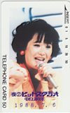 テレホンカード アイドル テレカ 富田靖子 夜のヒットスタジオ DELUXE 1988.7.6 RT017-0122_画像1