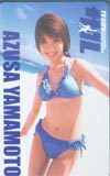 テレホンカード アイドル テレカ 山本梓 月刊テレビサル Y0027-0001_画像1