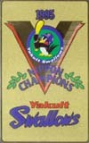テレカ テレホンカード ヤクルトマスコット 1995日本チャンピオン YS999-0004