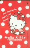  телефонная карточка телефонная карточка Hello Kitty 1990DESIGN CAS12-0056