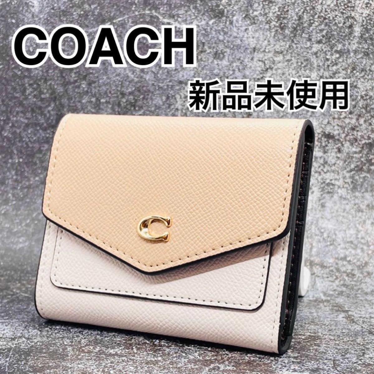 新品未使用 三つ折りミニcoachミニ財布 - 通販 - guianegro.com.br