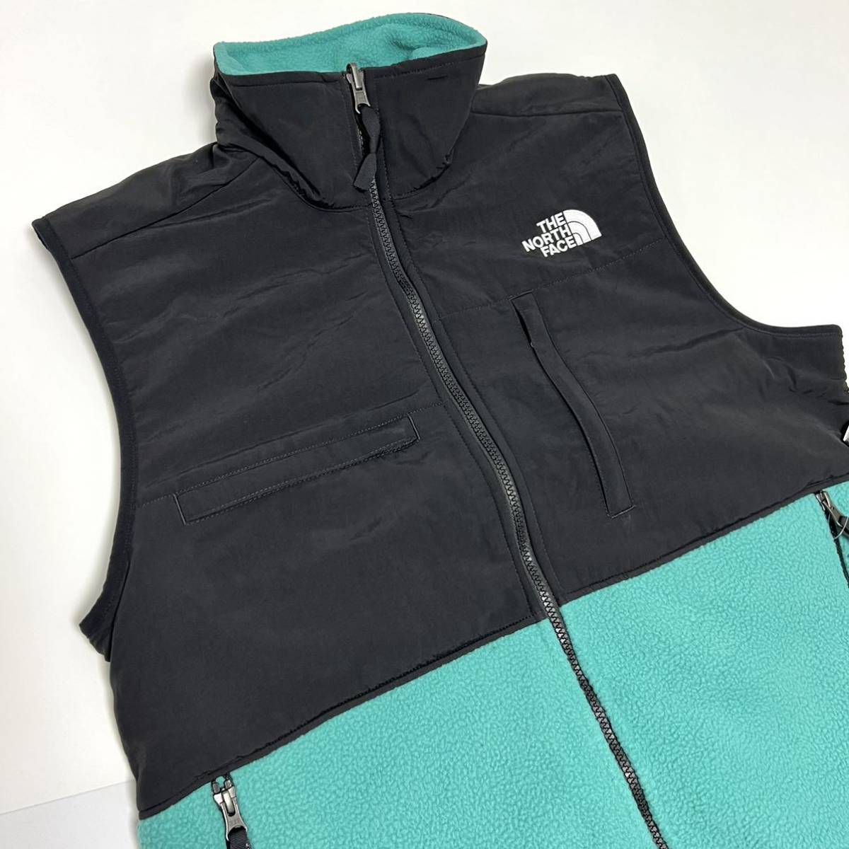 S 海外限定 ノースフェイス デナリベスト DENALIVEST フリースベスト 緑 エメラルド フリース デナリ ベスト DENALI VEST インナー 海外