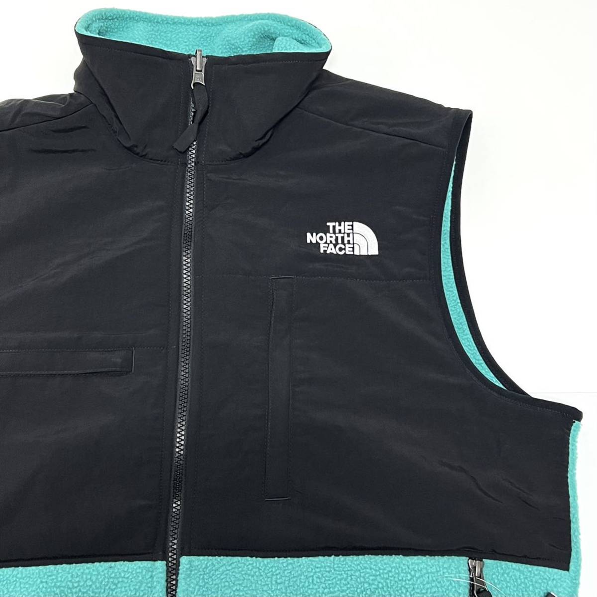 S 海外限定 ノースフェイス デナリベスト DENALIVEST フリースベスト 緑 エメラルド フリース デナリ ベスト DENALI VEST インナー 海外_画像5