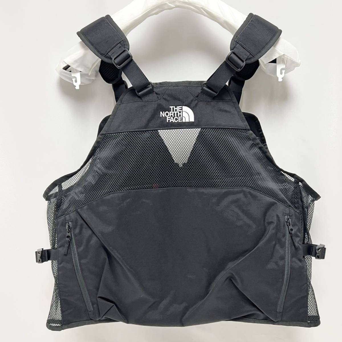 M новый товар North Face механизм сетка лучший Gear Mesh Vest чёрный кемпинг для кемпинг лучший механизм сетка уличный черный карман много 