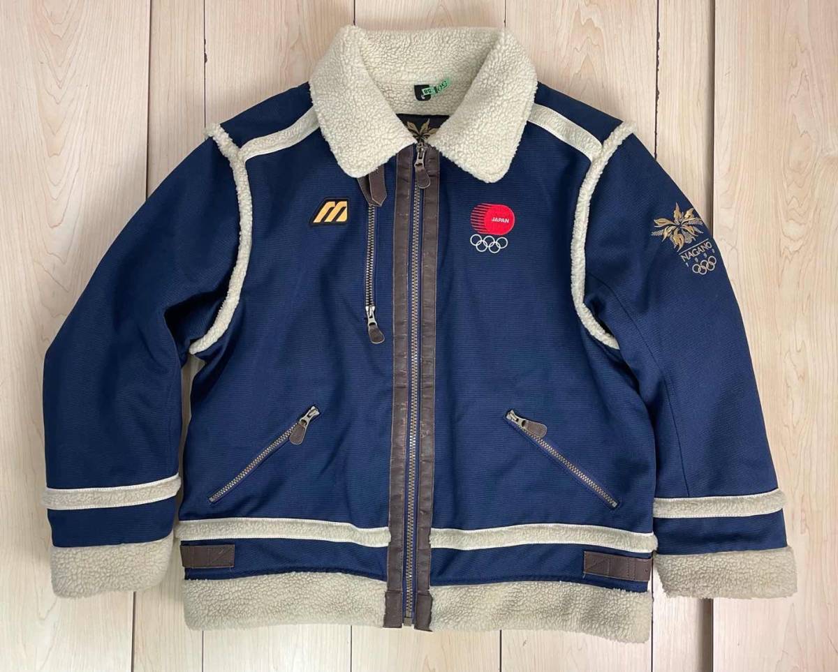 最新 長野オリンピック 公式 ジャケット Lサイズ 中古 ジャンク 現状品