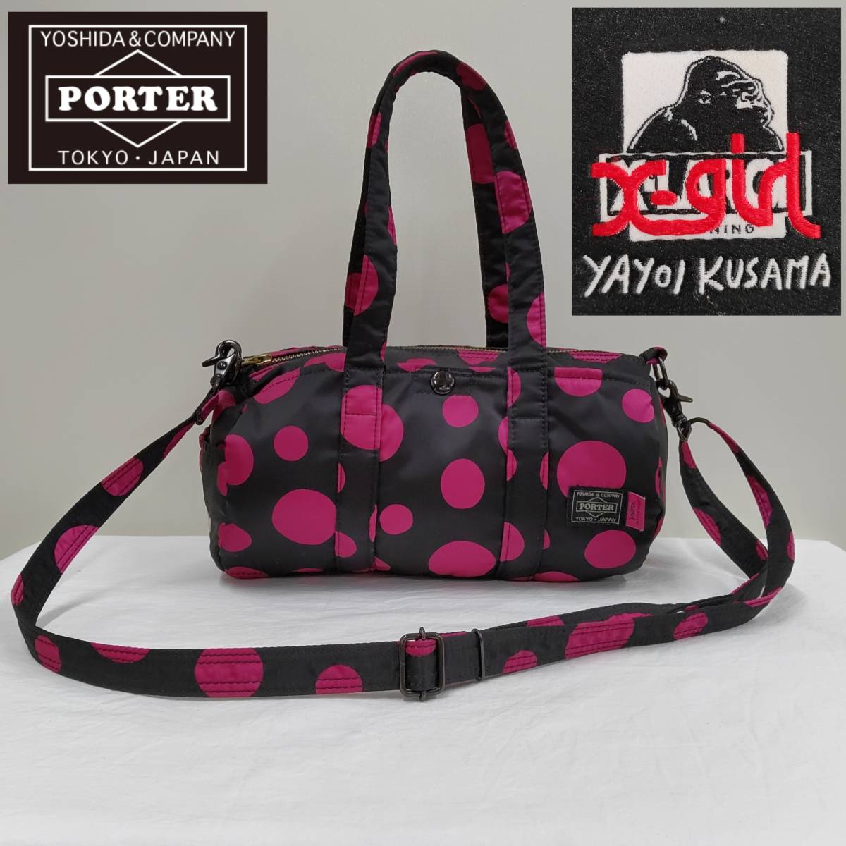 史上最も激安小物PORTER×XLARGE×X-girl×YAYOI KUSAMA/ポーター×エクストララージ