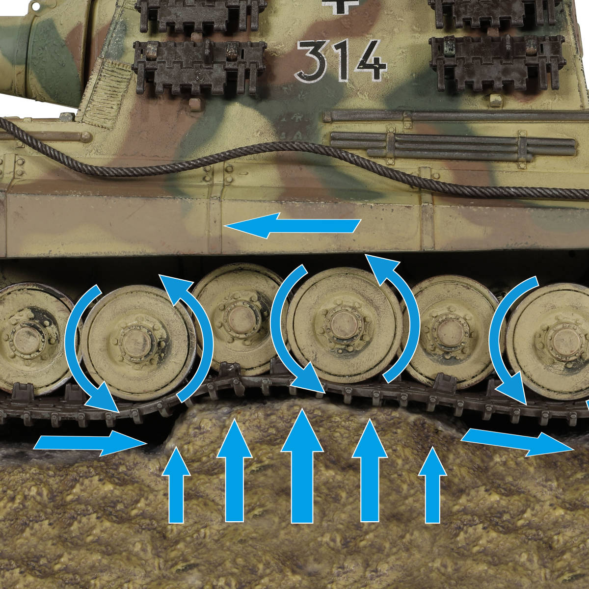 ウォルターソンズジャパン公式アウトレット【1:32 55702 ドイツ軍駆逐戦車ヤークトティーガー(ポルシェサスペンション)】220914 7