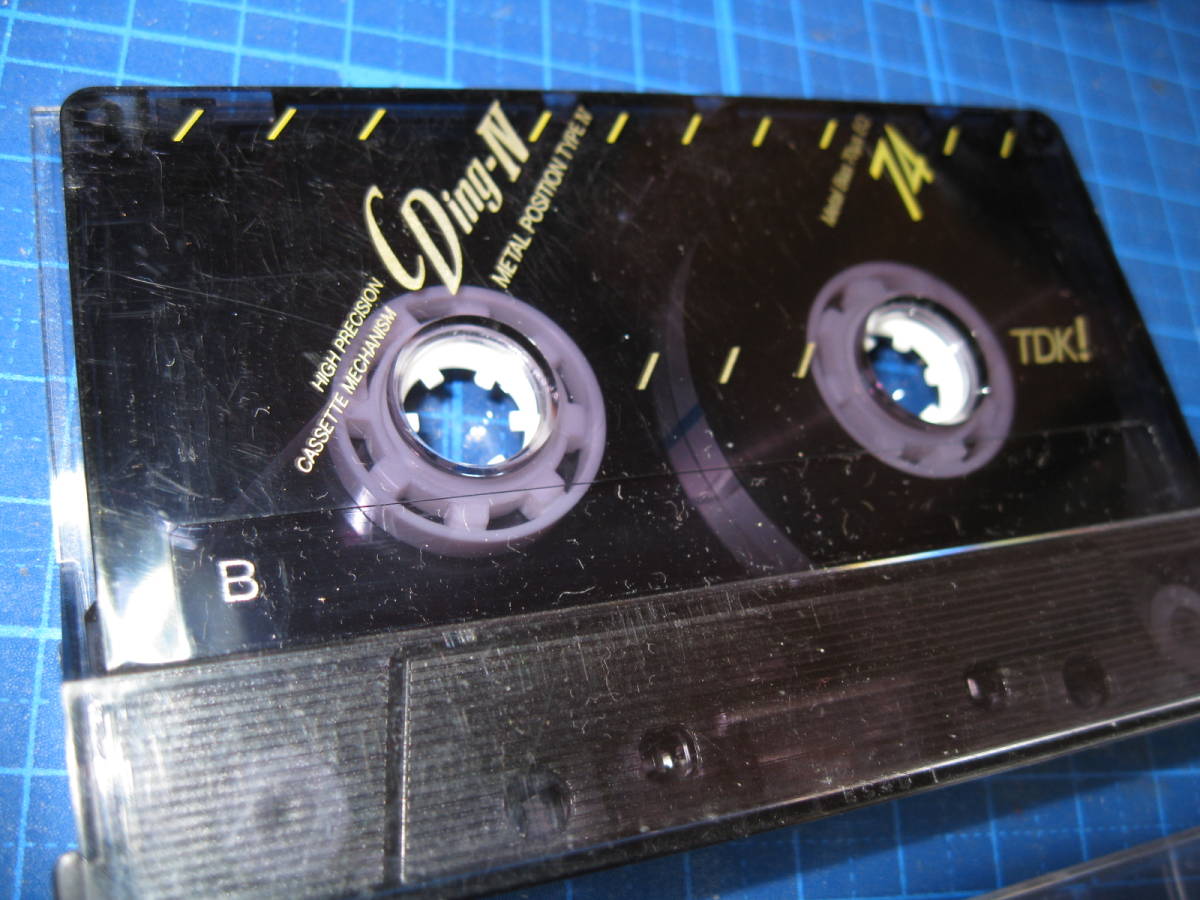 使用済み 中古 カセットテープ TDK CDing4 Type4 メタル 74分 1本 記録