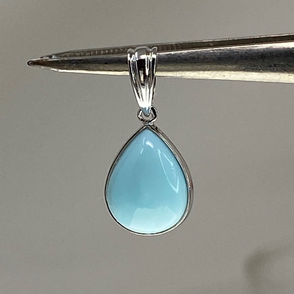 pt900 プラチナ 天然ターコイズ(トルコ石)40.70ct ペンダント 売れ済