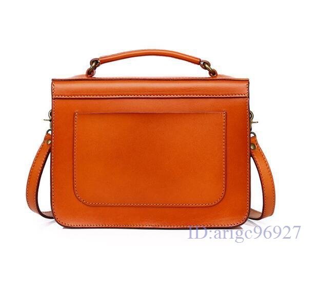R130* new goods highest. luxury original leather hand dyeing hand .. Tochigi leather shoulder bag total original leather handbag document bag business red 