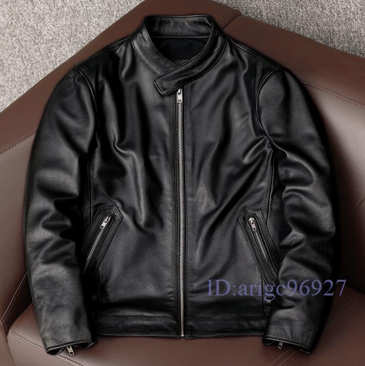 【テレビで話題】 ライダースジャケット 高級 牛革 本革 上品 U799☆新品レザージャケット 革ジャン 秋冬 黒 S~5XL XLサイズ以上 【テレビで話題】 ライダースジャケット 高級 牛革 本革 上品 U799☆新品レザージャケット 革ジャン 秋冬 黒 S~5XL XLサイズ以上