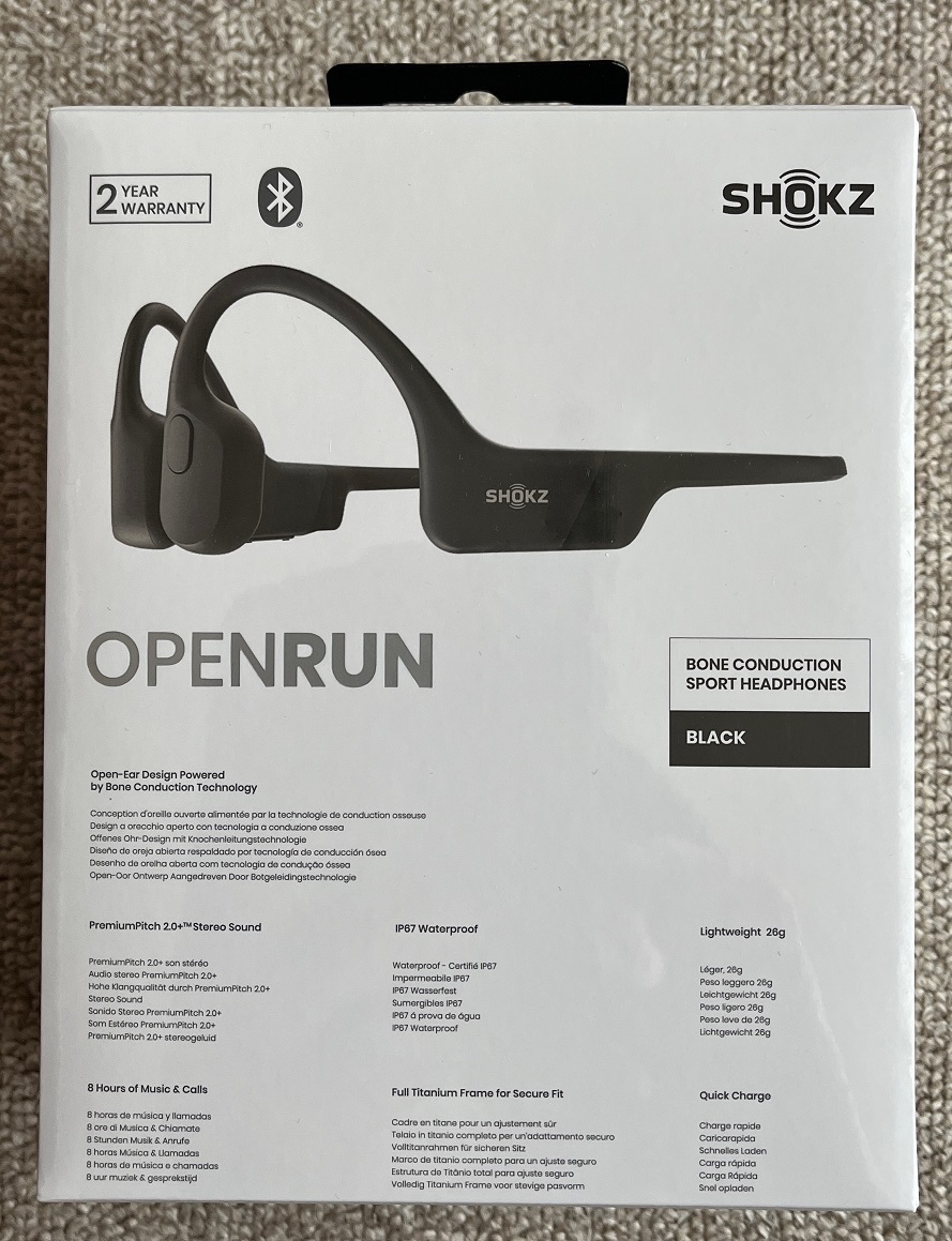 新品未開封】SHOKZ OPEN RUN 黒