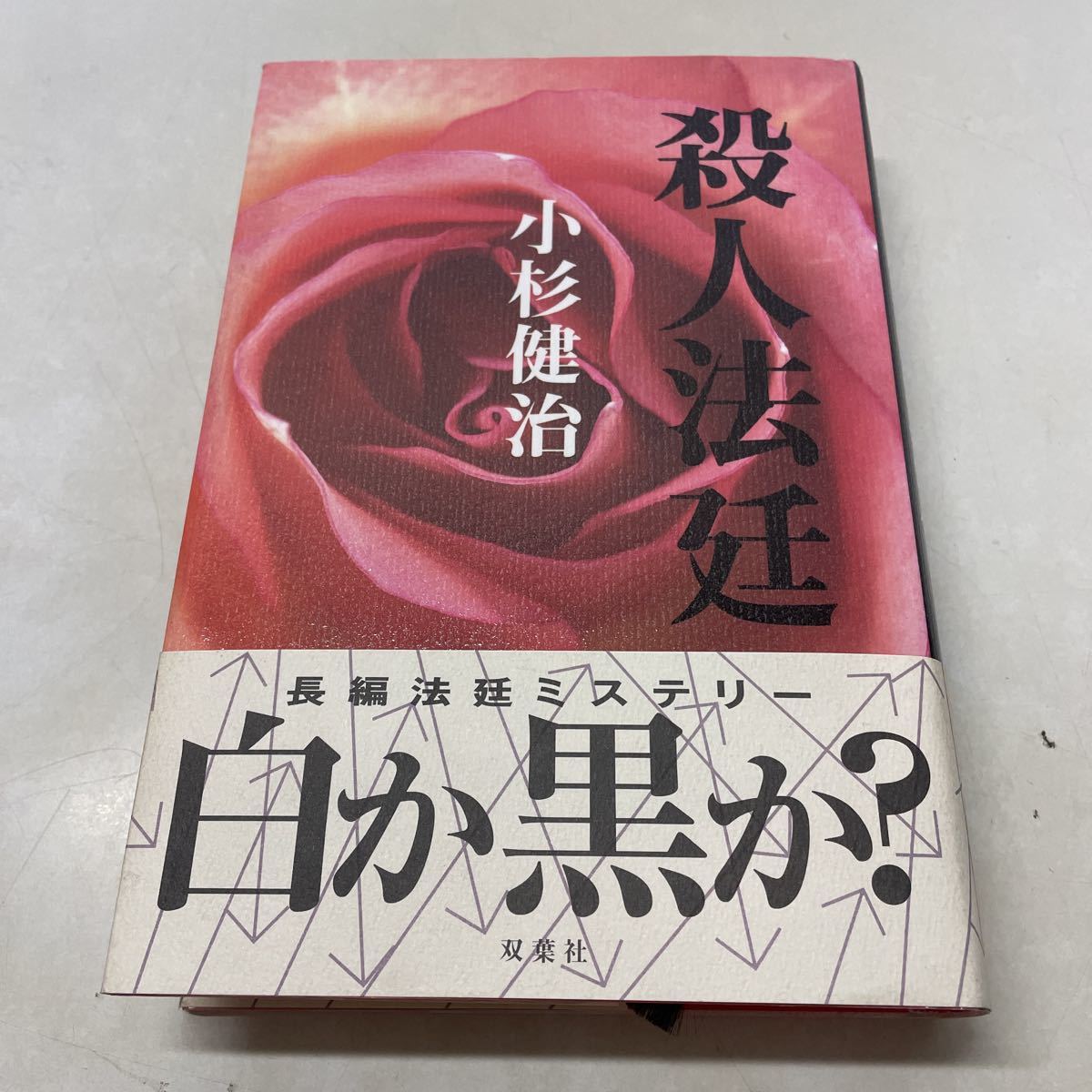 221015★H18★殺人法廷 小杉健治 双葉社 単行本 初版帯付き 2000年第1刷発行_画像1