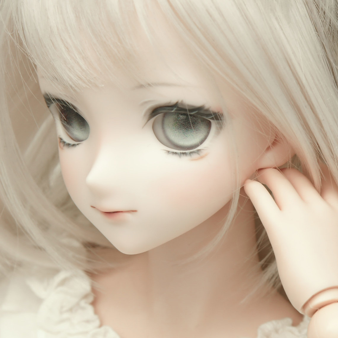 Honey Bunny】DDH-09(セミホワイト肌)カスタムヘッド+ハンドメイド