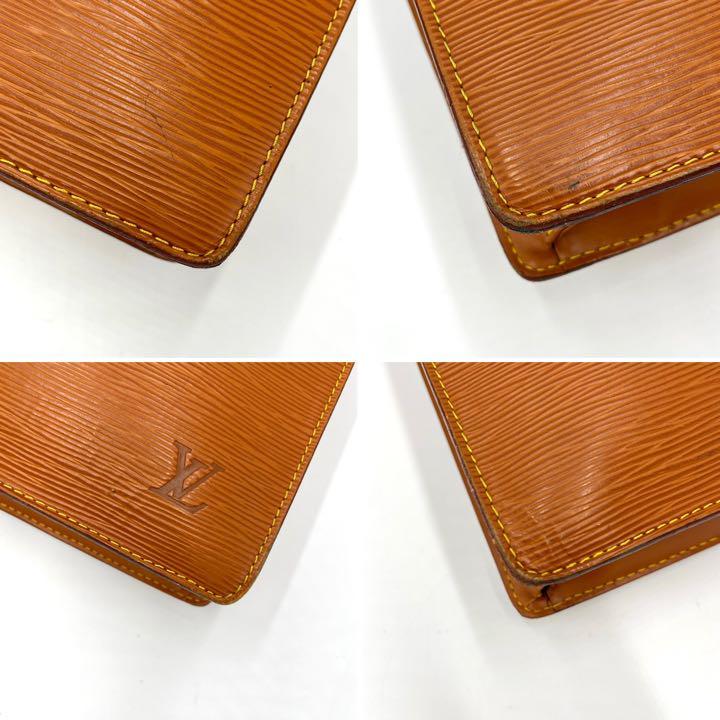 1円《美品》LOUIS VUITTON ルイヴィトン エピ ポルトドキュマン バンド
