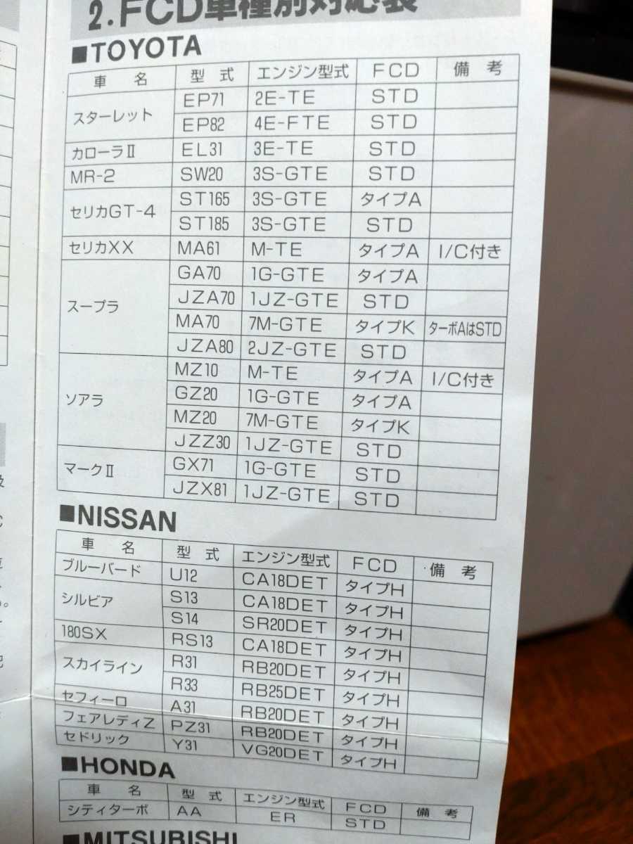 HKS FCD FUEL CUT DEFENCER start tabo Celica XX 70 Supra 30 20 Soarer GX71 81 Mark S13 S14 Silvia 180SX R31 Z31 FC3S