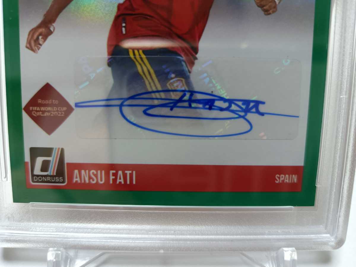 PSA10】アンス・ファティ◇直筆サインカード◇ Ansu Fati 2021-22