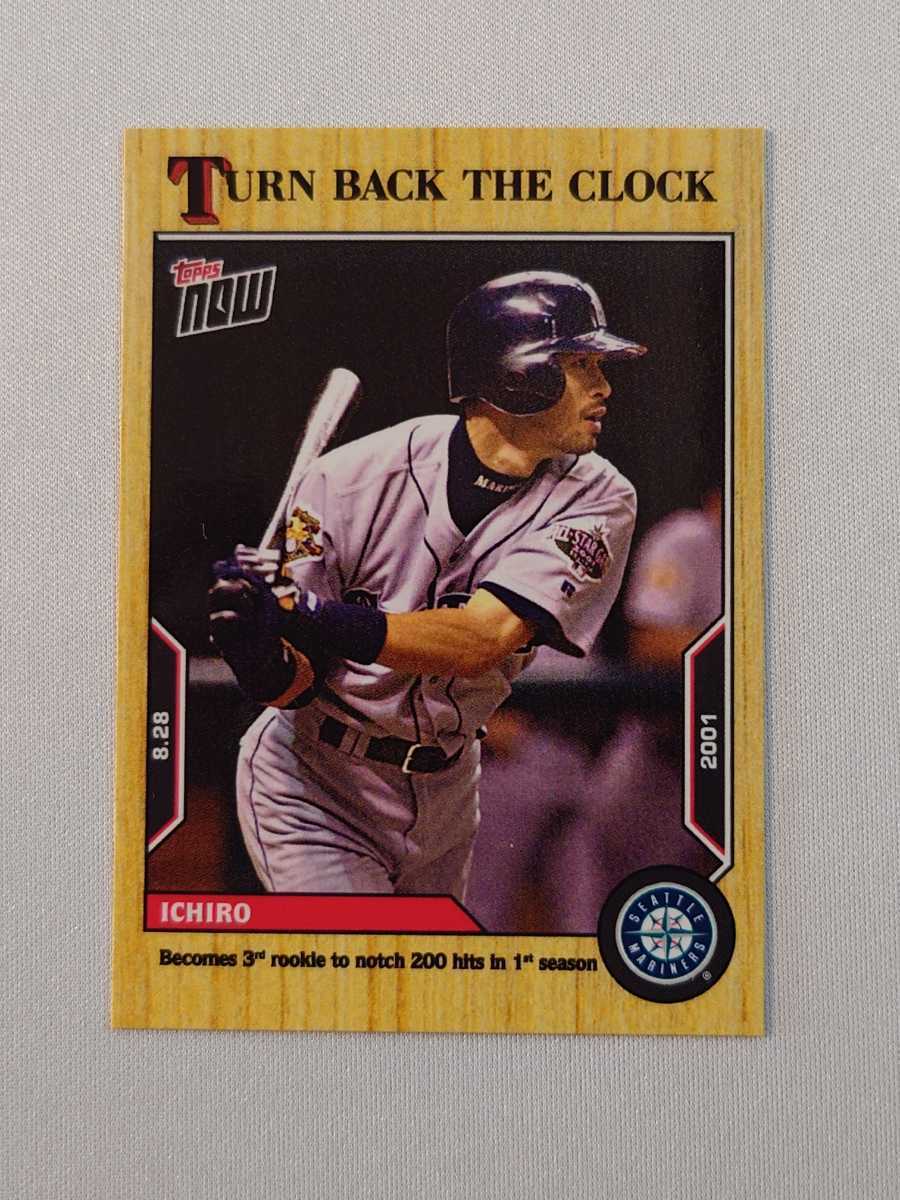 返品不可】 now topps カード ③ 黄色 Clock The Back Turn 151 MLB