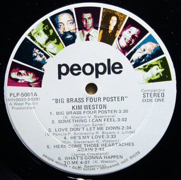 Soul◆USオリジ◆マイナーレーベル◆Kim Weston - Big Brass Four Poster◆People Records / PLP-5001◆超音波洗浄の画像5