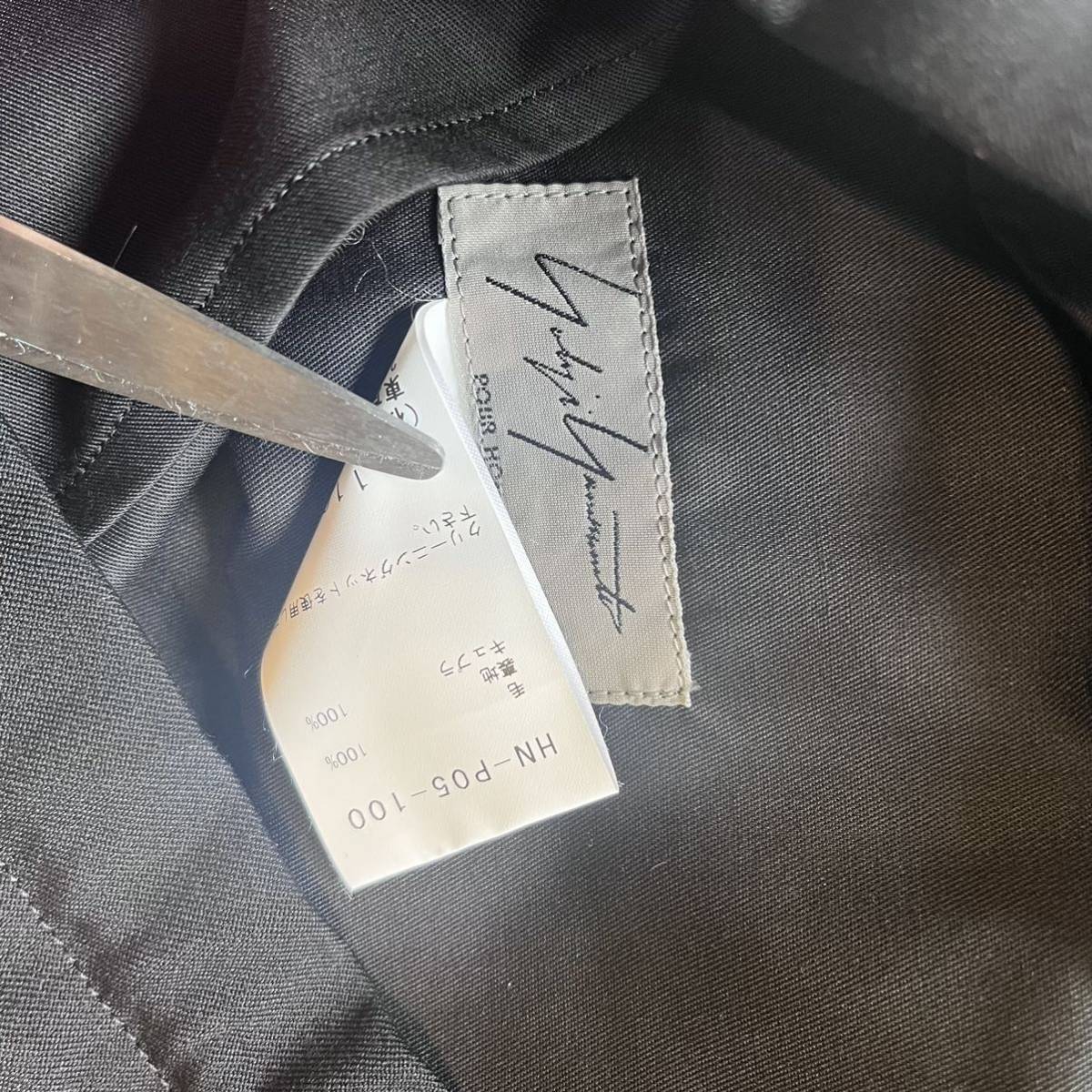 新品 ヨウジヤマモト 定番紐パン ヒモパン プールオム pour homme