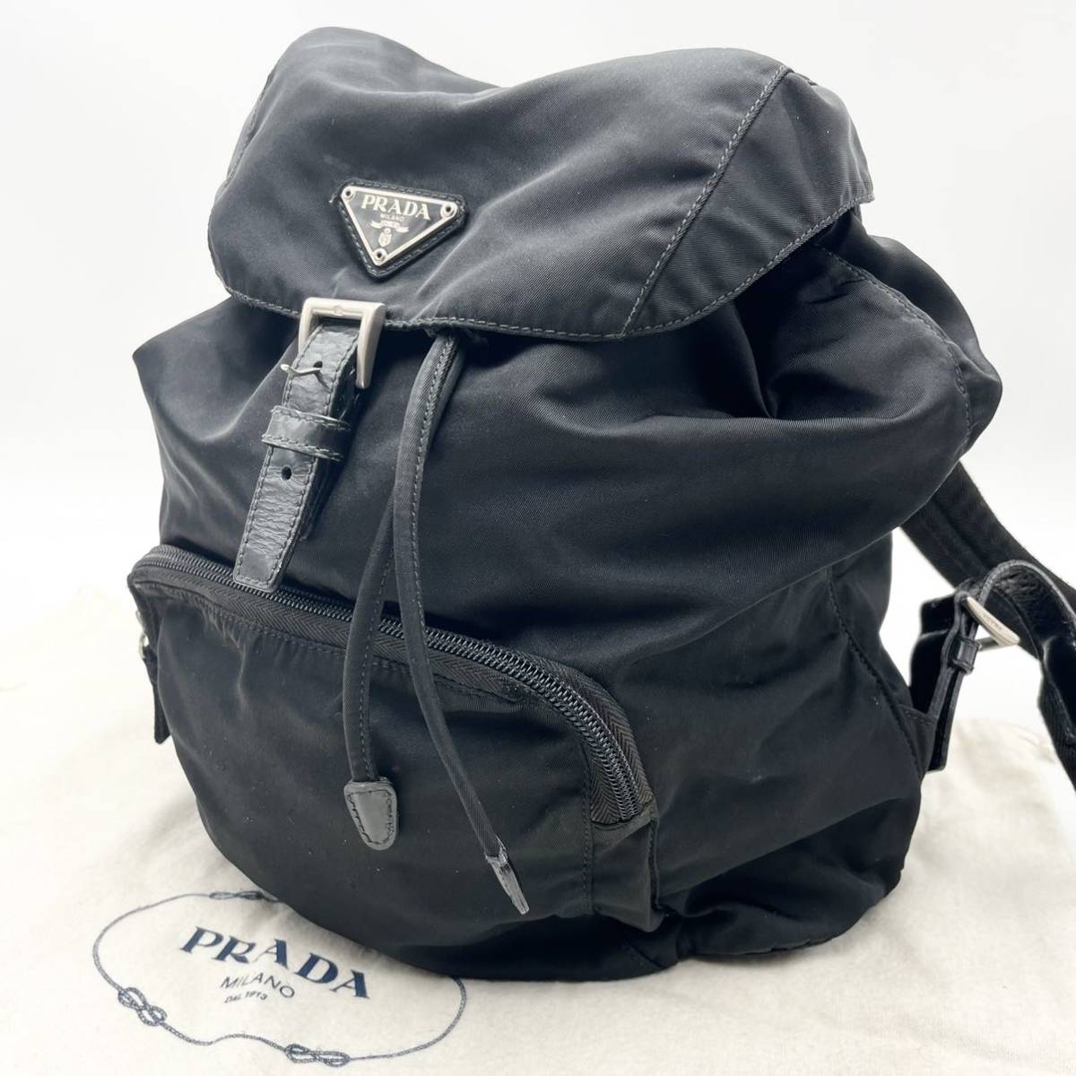 適当な価格 美品!PRADA プラダ PRADA テスート ブラック - ナイロン