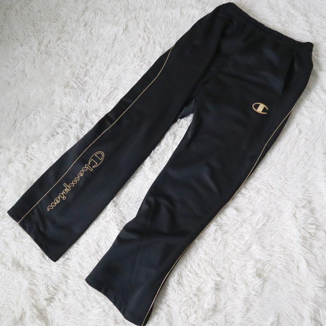 Champion チャンピオン ジャージ セットアップ ブラック 刺繍ロゴ