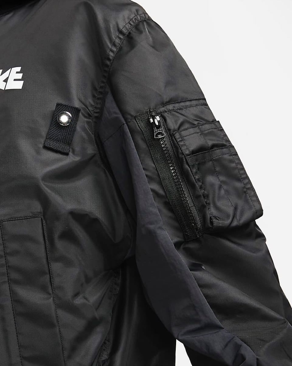 新品 ナイキ x sacai ジャケット ブラック S サカイ nike|Yahoo