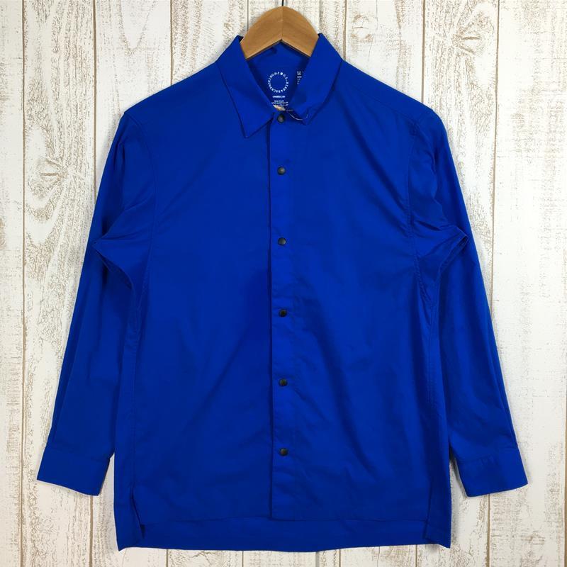 超ポイントアップ祭 UNISEX XS ブルー系 YAMATOMICHI Shirt UL シャツ UL 山と道 長袖シャツ