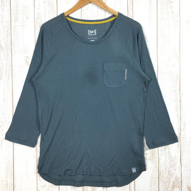 MENs M アトリエブルーボトル × SN supernatural ハイカーズ リブ Tシャツ 8部袖 Hikers RIB T-shirt 8_画像1