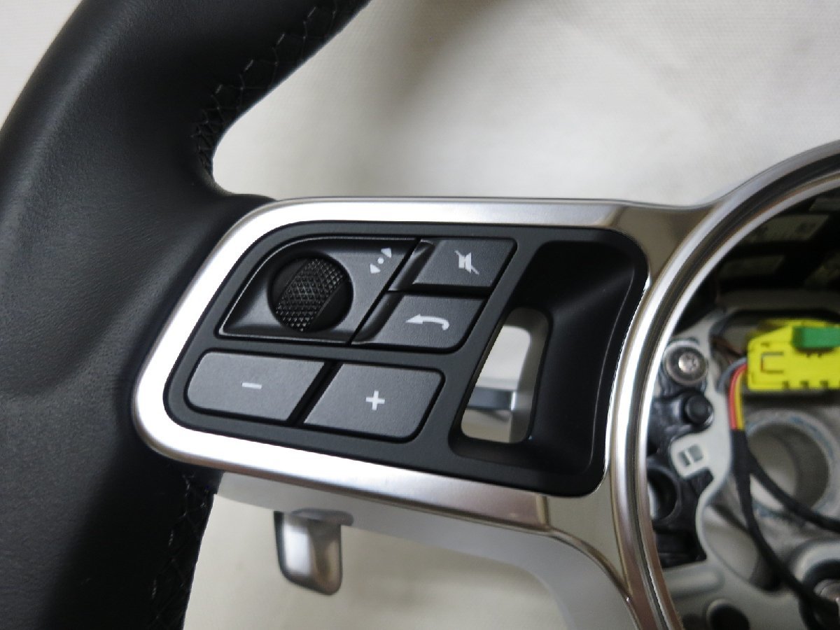  новый такой же! Panamera 971 оригинальный кожа рулевой механизм рукоятка с переключателем 991 911 95B 958 982 718 Cayman Boxster контрольный номер (W-ZIX15)