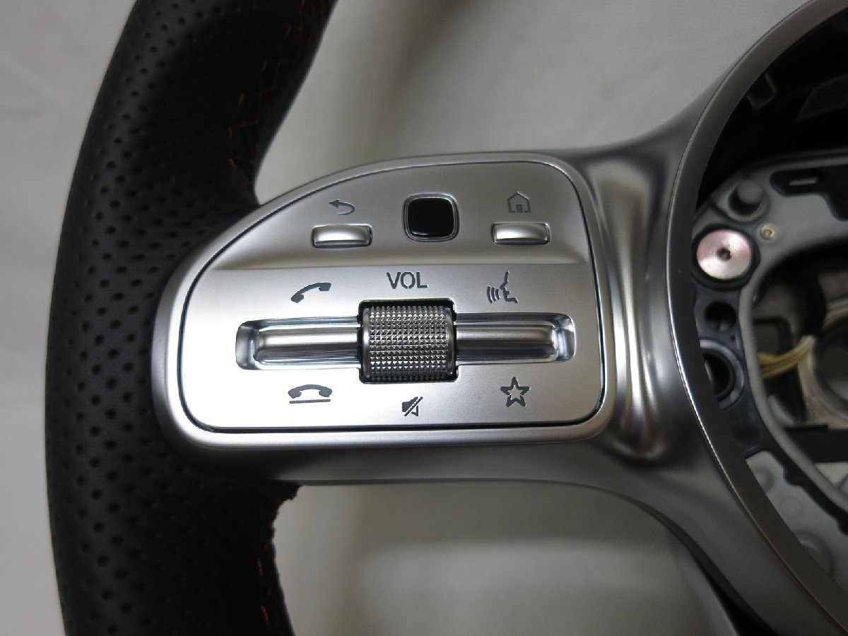  new same! AMG line W247 original leather steering gear steering wheel A0050004599 A0004608402 W205 W213 W257 W222 W463 W177 X253 control number (W-3547)