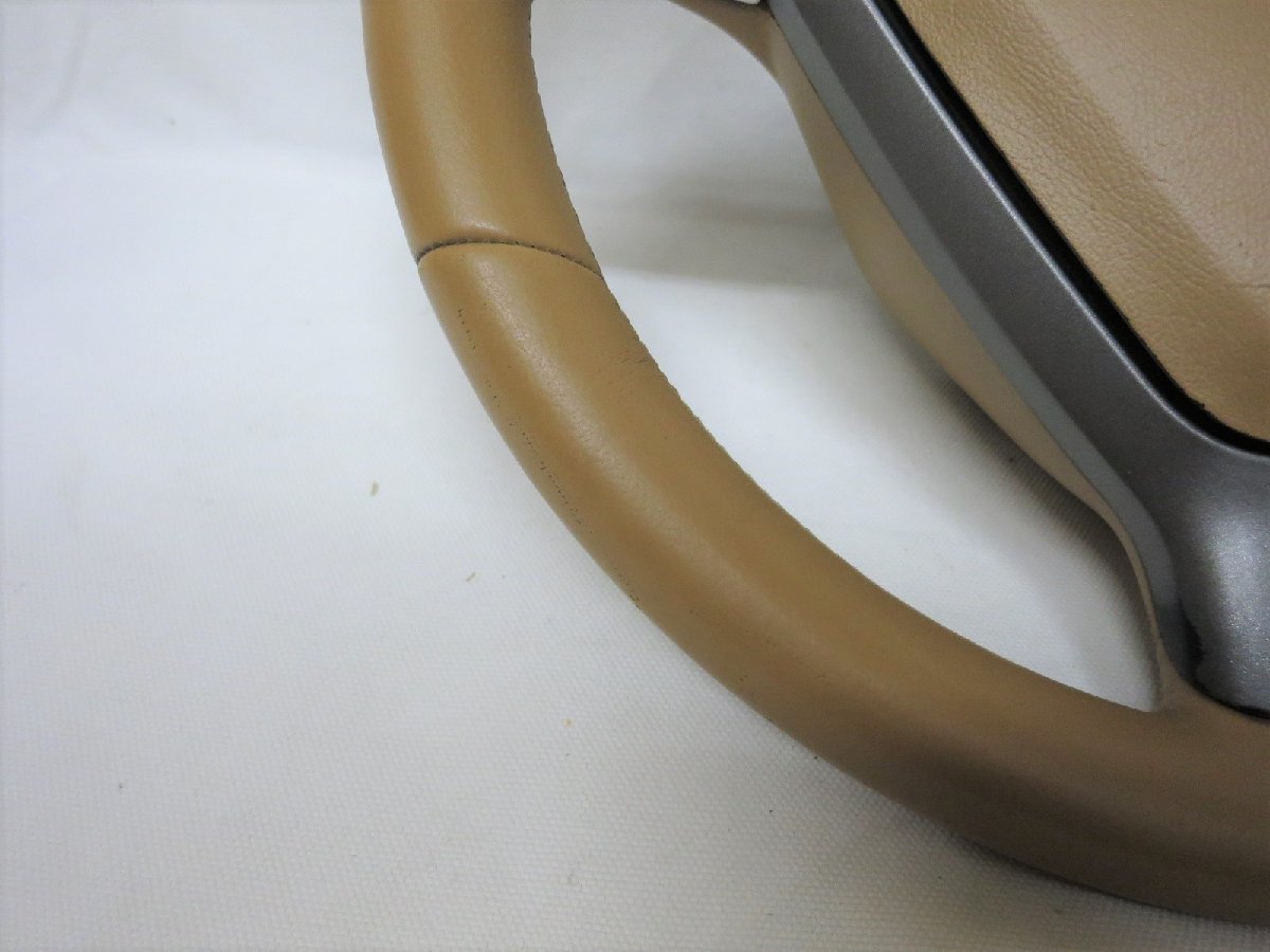  Cayman 987 Porsche original leather steering gear airbag cover 997.347.804.04.FOC sand beige 997 911 control number (W-3607)