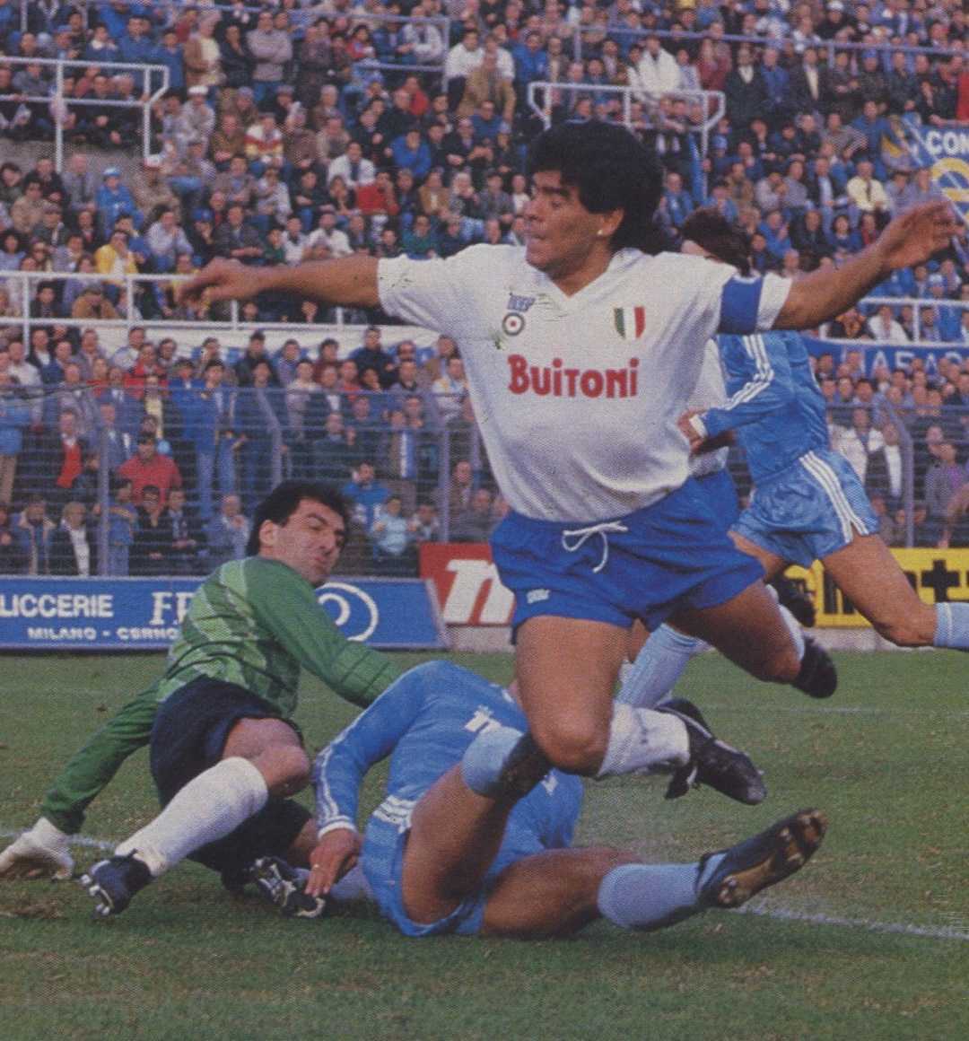 値下交渉 1987-88 マラドーナ所属 ナポリ Buitoni ennerre MADE IN ITALY 検/ 87 SERIE A NAPOLI COPA ITALIA SCUDETTO DIEGO MARADONA Y2K_画像10