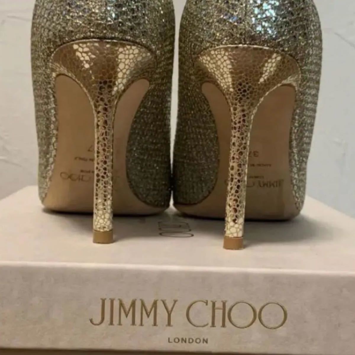 ジミーチュウ★JIMMY CHOO ROMY 85 champagne レディースパンプス