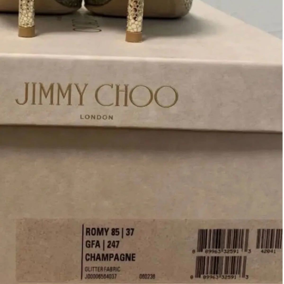 ジミーチュウ★JIMMY CHOO ROMY 85 champagne レディースパンプス