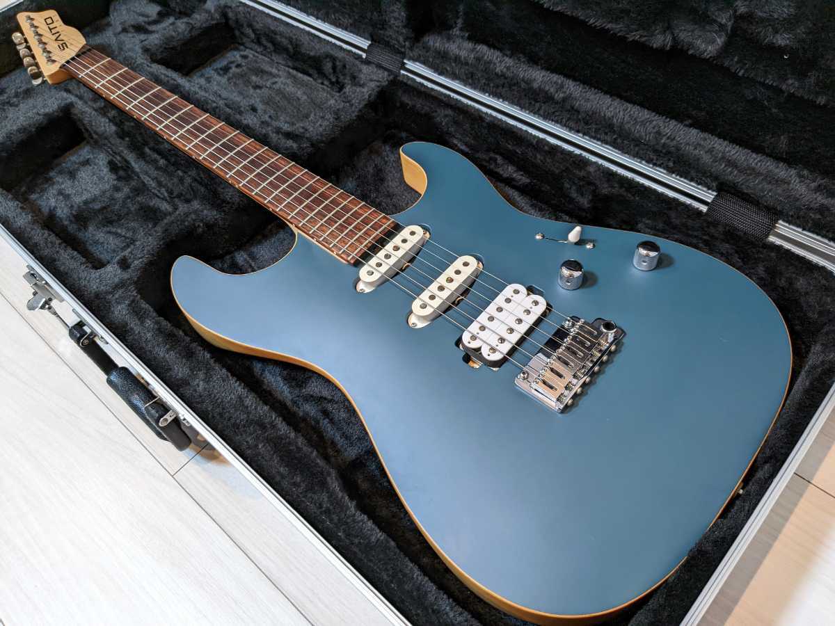 【送料無料】 Saito Guitars S-622 Navy Blue_画像6