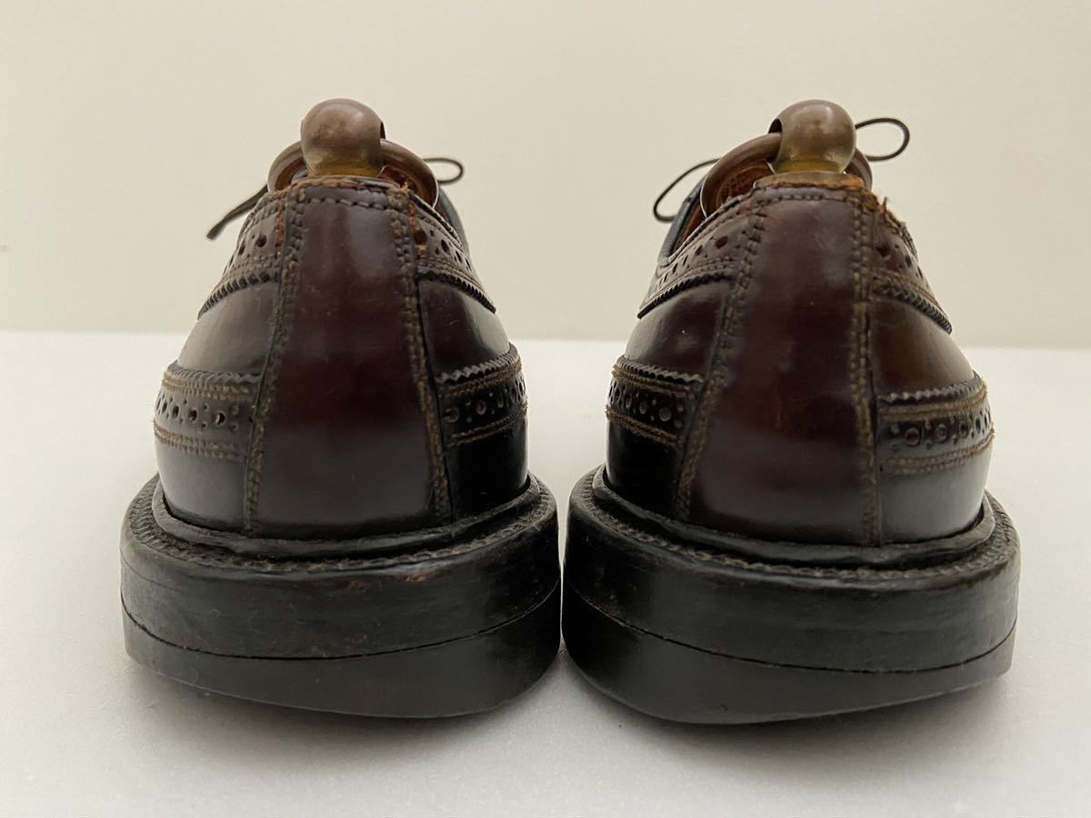FLORSHEIM size81/2C Kenmoor код Van темно-бордовый поток автомобиль imIMPERIAL талон m-ru wing chip кожа обувь ботинки 60 годы 70 годы 
