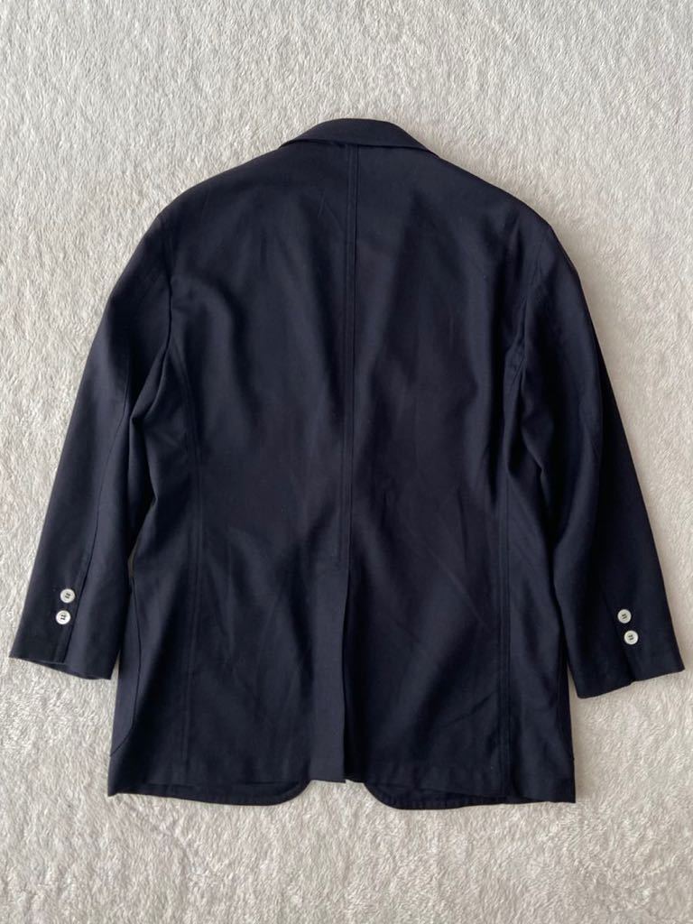 MICHELANGELO size50 イタリア製ネイビージャケット 紺ブレ ネイビーブレザー ポップサック ミケランジェロ ナポリ KEY jacket 白ボタン_画像5