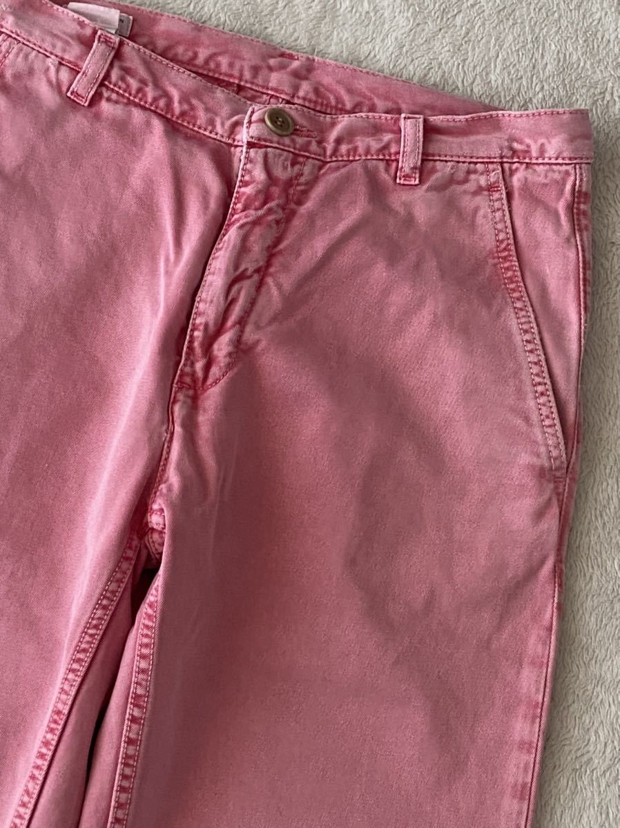 DRIES VAN NOTEN size44 товар обработка хлопок брюки розовый мужской товар окраска мытье обработка Dries Van Noten 