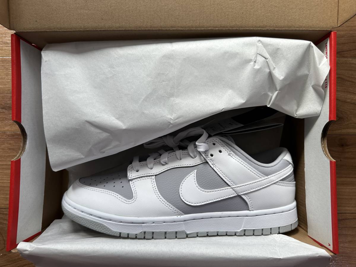 US 9.5 / JP 27.5 cm 】国内新品未使用 Nike Dunk Low Retro Wolf Grey