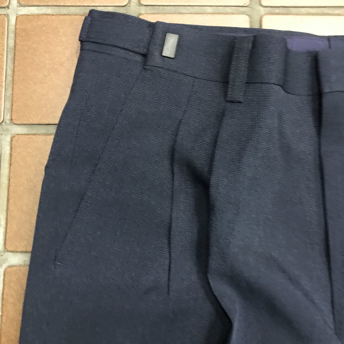 [kospa highest ] new goods unused super-discount / Golf pants men's slacks / size 79/ navy blue navy /2 tuck Golf wear adjuster attaching superior article intention 