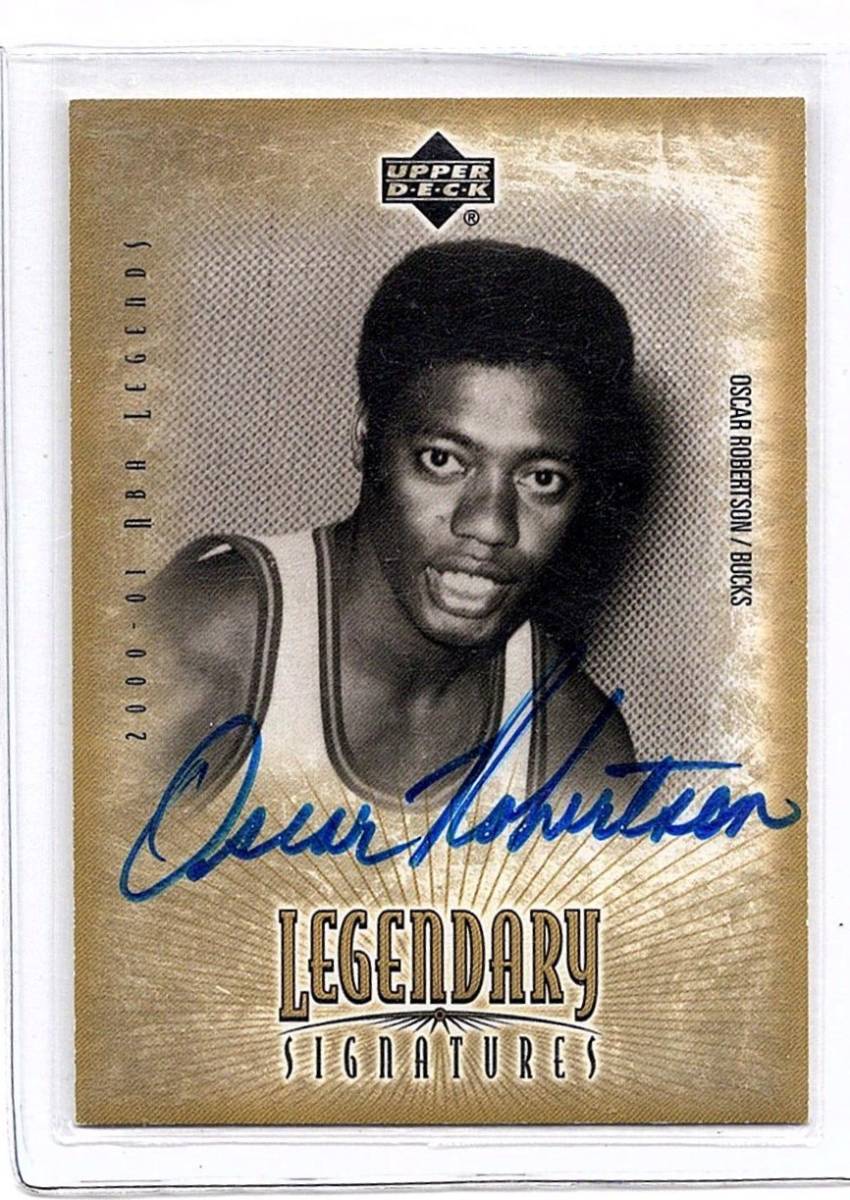 NBA 00-01 UD LEGENDARY Signatures OSCAR ROBERTSON オスカー