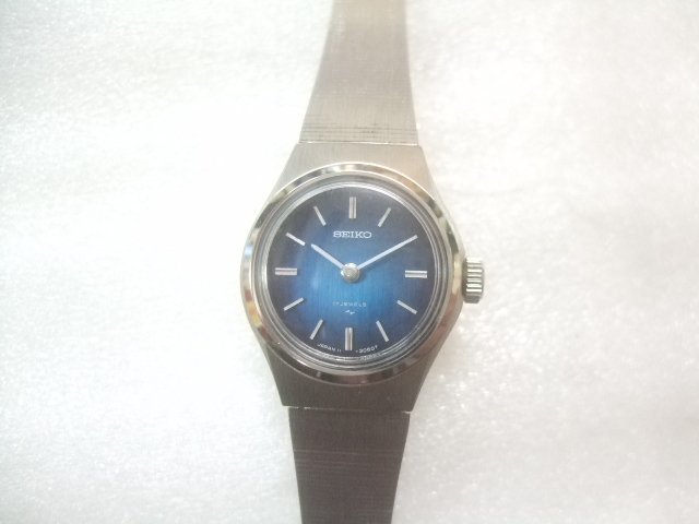 デッドストック未使用70s高級セイコーブレスレット手巻腕時計定価18000円　W141_画像2