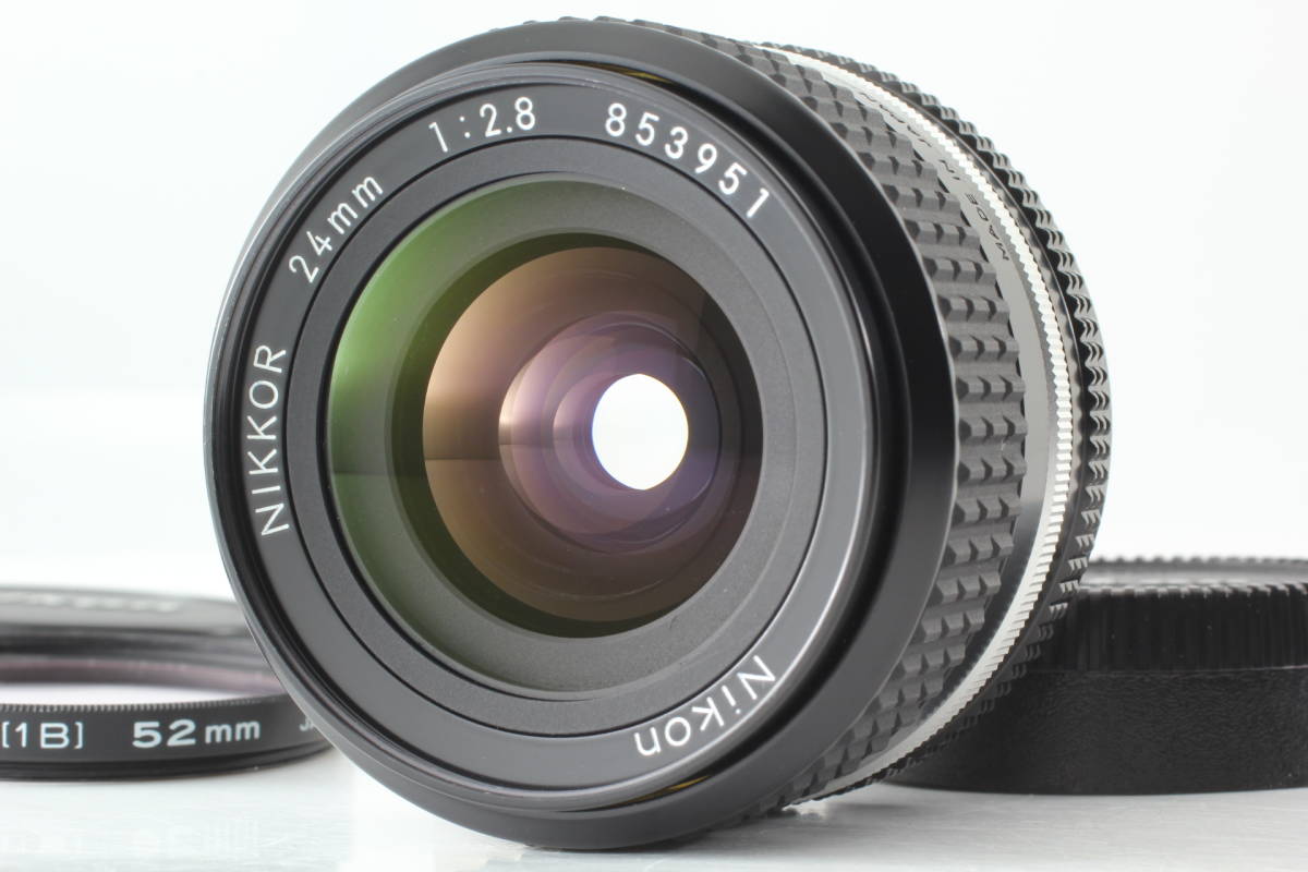 美品】SIC Version Nikon Ai-s Nikkor 24mm f/2.8 MF Wide Lens ニコン