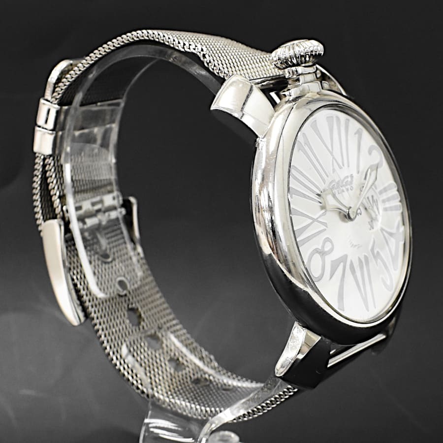 シャイニングゴールデン 美品 5080 GaGa MILANO ガガミラノ 時計